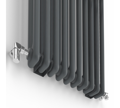 Дизайнерский радиатор Ideale Zeta 12 10/1800/460 антрацит