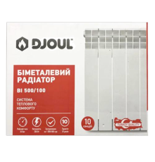 Біметалевий радіатор Djoul Bi 500/100