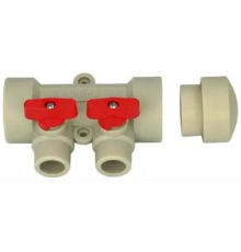 Kalde Колектор PPR D40*20 на 2 виходи RED (25)
