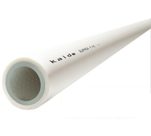 Труба PPR Kalde WHITE STABI PN25 D20 Super Pipe (алюмінієва фольга)