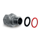 Американка KOER KR.343 прямая - 1/2" (плоская прокладка)