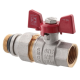Кран с американкой прямой KOER KR.227-Gi - 3/4" (антипротечка)
