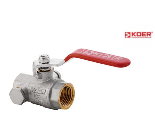 Кран шаровой KOER KR.260 - 1/2" ГГР с дренажем и воздухоотводчиком