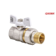 Кран с американкой прямой KOER WHITE KR.227.W - 1/2"