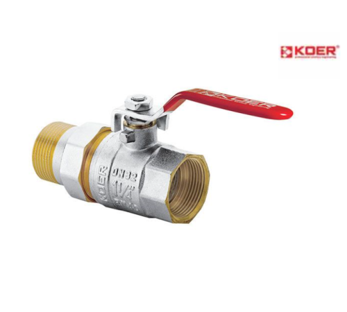 Кран з американкою прямий KOER KR.229 - 1 1/4" (Важіль)