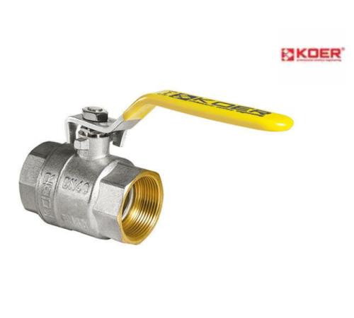 Кран шаровой KOER YELLOW KR.214.G - 1" ГГР ГАЗ