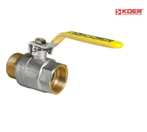 Кран шаровой KOER YELLOW KR.215.G - 3/4" ГШР ГАЗ