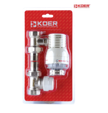 Комплект для підключення радіатора KOER KR.1321 прямий
