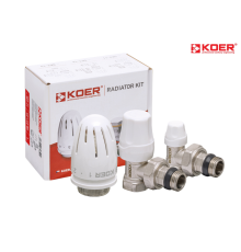 Комплект для підключення радіатора KOER SET-11 - 1/2"*1/2" ВЗ (кутовий)