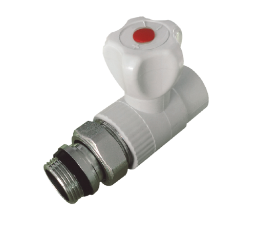 Кран PPR радіаторний прямий "антипротечка" KOER D25*3/4 (KP0164.PRO)