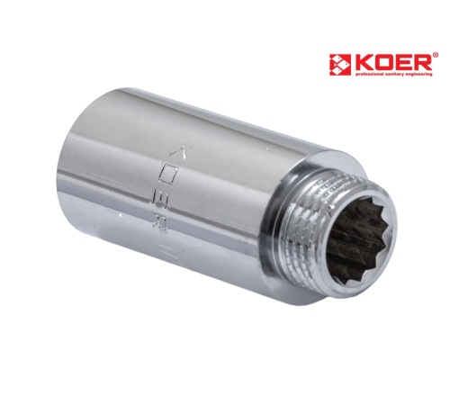 Подовжувач KOER KF.E06-80.CHR - 1/2" - 80 мм (хром)