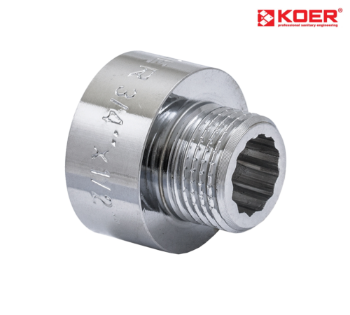 Перехідник KOER KF.A0406.CHR - 1/2*3/8" (хром)