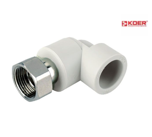 Кут KOER з накидною гайкою D25*3/4