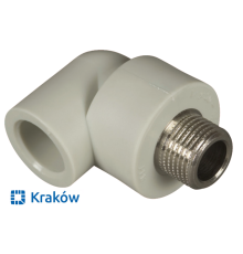 Кут з зовнішнім різьбленням Krakow D20*1/2 (латунь)