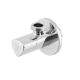Кран приборный угловой Raftec Relo Silver 1/2"*1/2" VKE80101 ( с керамическим запорным элементом )