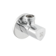 Кран приборный угловой Raftec Relo Silver Mini 1/2"*1/2" VKM80101 ( с керамическим запорным элементом )