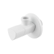 Кран приборный угловой Raftec Relo White 1/2"*1/2" VKW80101 ( с керамическим запорным элементом )