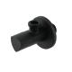 Кран приборный угловой Raftec Relo Black 1/2"*1/2" VKB80101 ( с керамическим запорным элементом )