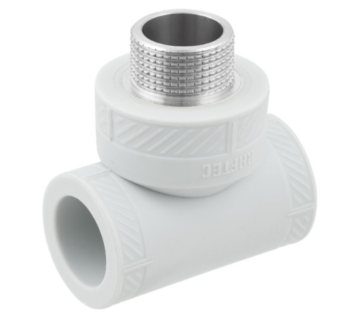 Трійник Raftec різьба зовнішня D25*1/2