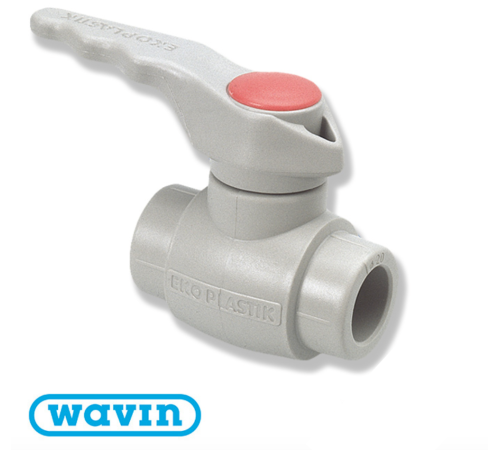 Кран кульовий Wavin Ekoplastik D20 (SVEК020ХХX)