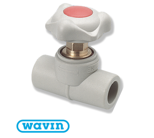 Кран PPR Wavin Ekoplastik вентильний D32 (SVE032XXXX)