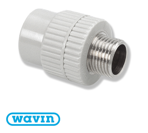 Муфта резьба наружная Wavin Ekoplastik МРН D20*1/2 (SZЕ02020XX)