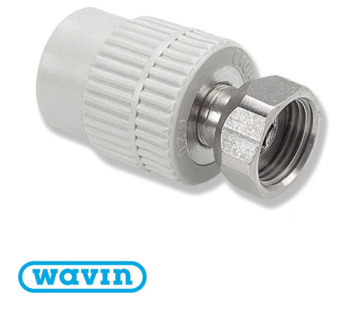 Муфта с накидной гайкой Wavin Ekoplastik D20*1 (SZM02032XX)