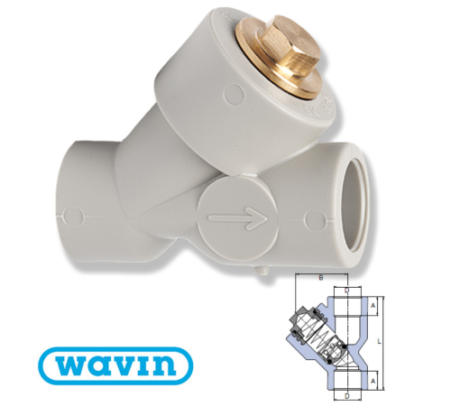 Обратный клапан Wavin Ekoplastik D32 (SZKL032XXX)