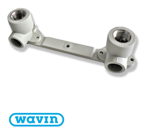 Планка настенная для смесителя Wavin Ekoplastik D20*1/2 (SNKD02020X)