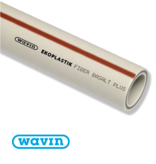 Труба PPR Wavin Ekoplastik FIBER BASALT PLUS PN25 D20 (скловолокно)