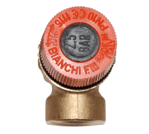 Запобіжний клапан Bianchi 1/2"-1/2" 2,5 бар (447В0004А2)