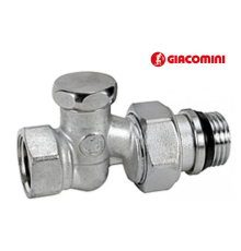 Кран радіаторний прямий Giacomini R17X033 1/2" обратка