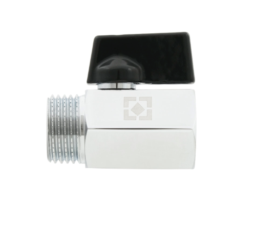 Кран шаровый Raftec BLACK DN10 ВН 1/2" MINI (RVHSM01)