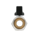 Кран шаровый Raftec BLACK DN10 ВВ 1/2" MINI (RVHSF01)