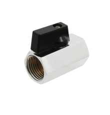 Кран шаровый Raftec BLACK DN10 ВВ 1/2" MINI (RVHSF01)