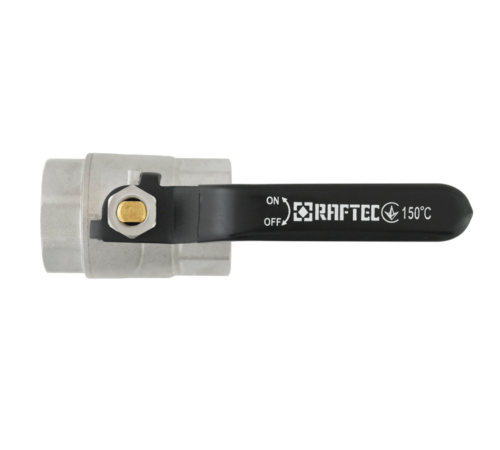Кран шаровый Raftec BLACK PN20 ВВ 1 1/4" (DRH4)