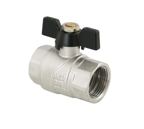 Кран шаровый Raftec BLACK PN40 ВВ 3/4" (DRB2)