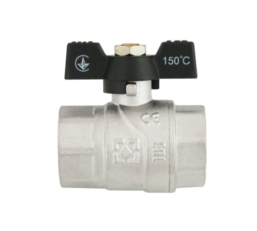 Кран шаровый Raftec BLACK PN40 ВВ 3/4" (DRB2)