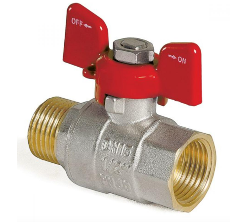 Кран кульовий Waterpro WP607-15FMW - 1/2" ГШМ